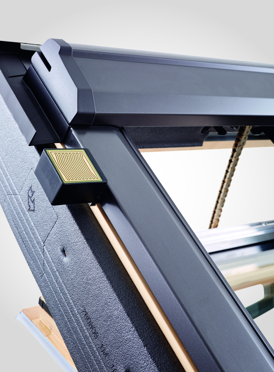 RotoQ Tronic Schwingfenster QT4 Holz-743098M Fenster, Computerausrüstung, Dachfenster, Auto