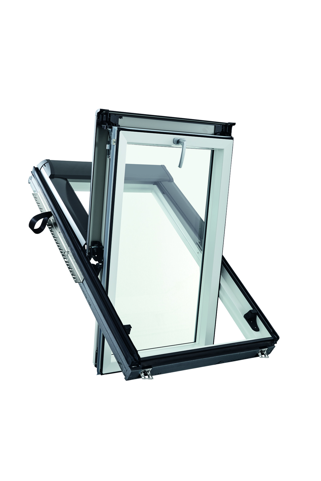 Roto Designo Schwingfenster R6 Kunststoff-807025M Fenster, Aluminium, Architektur, Gebäude, Dachfenster