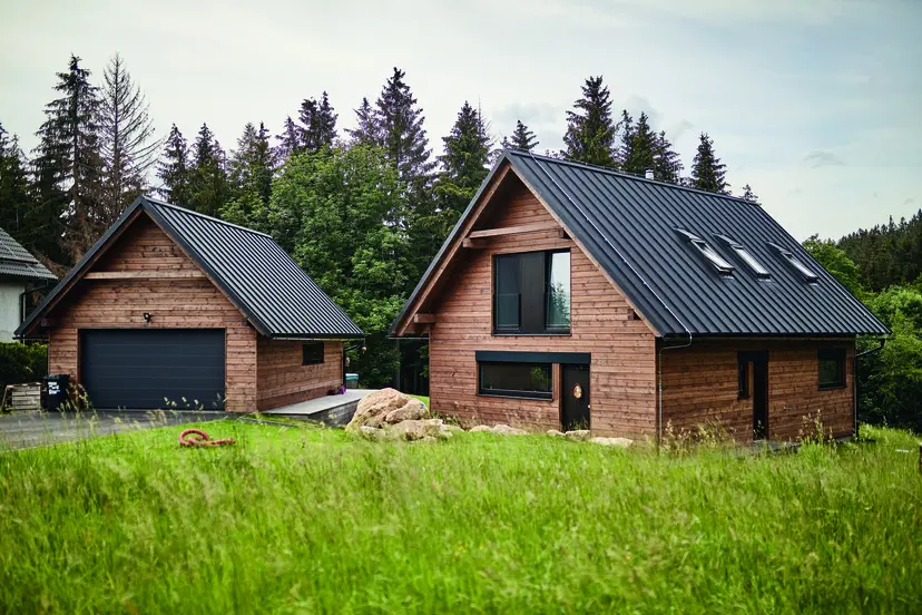 Roto Designo Schwingfenster R6 Holz-807283M Tierheim, Gras, Baum, Wohnen, Hütte